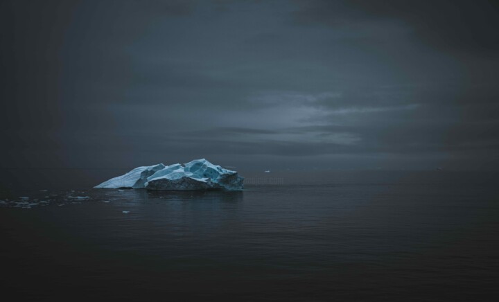 Fotografia intitolato "Soliloquy of Ice" da Nicolas Tolstoï, Opera d'arte originale, Fotografia digitale