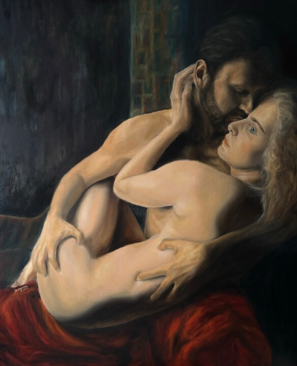 « Shaherezada» Schilderij, 43,3x35,4 in