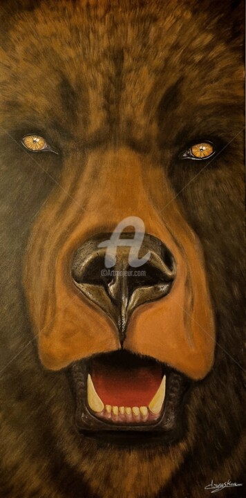 L'Ours 绘画, 39.4x19.7 in