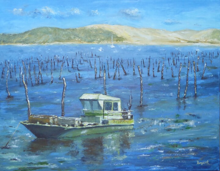 le banc d'Arguin Painting, 27.6x35.4 in