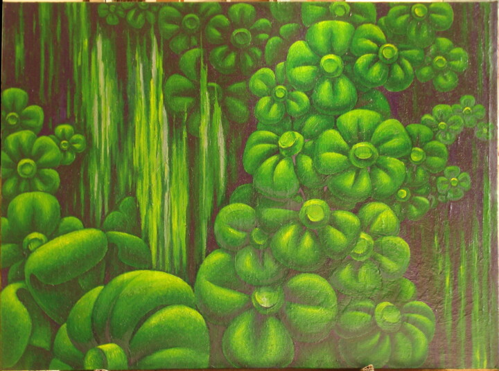 властный хлорофил 绘画, 20.9x28.7 in