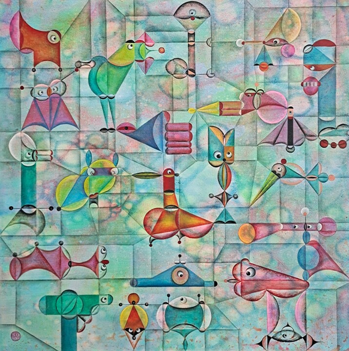 ET Mobilization #18 Tablo, 31,5x31,5 in