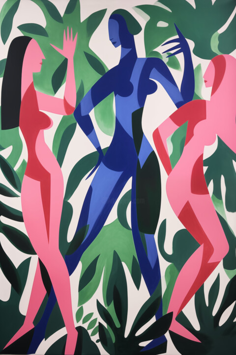 Les Demoiselles Dijital Sanat