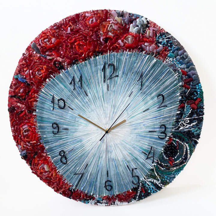 Daylight Saving Time. Wall clock 雕塑, 19.9x19.9 in