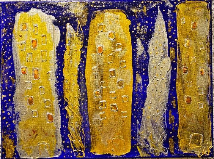 Residential areas. Tablo, 11,8x15,8 in
