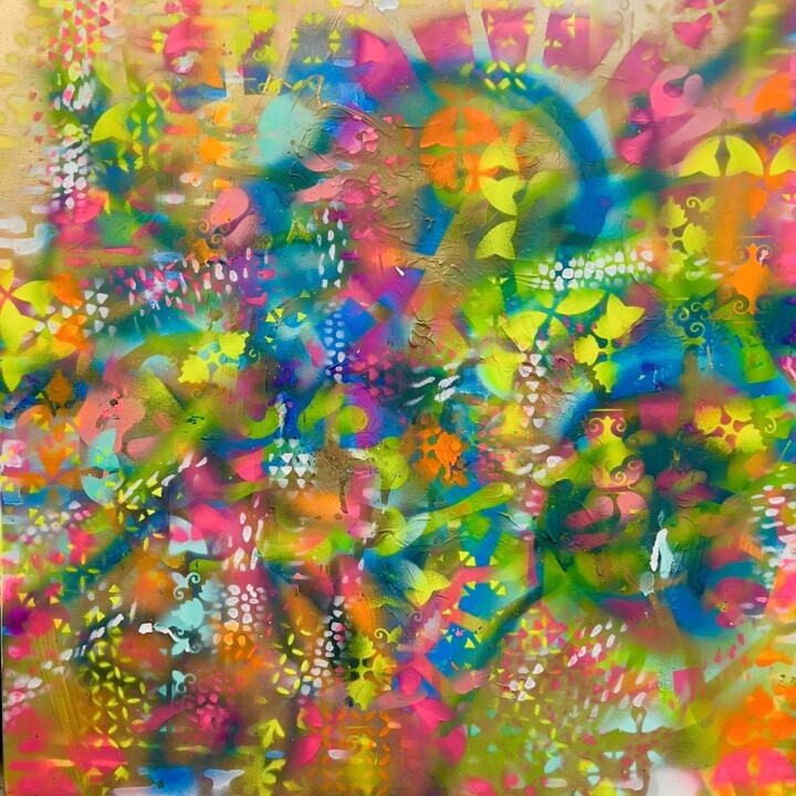 Yellow 绘画, 23.6x23.6 in