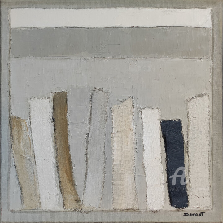 Edifices du savoir 绘画, 15.8x15.8 in