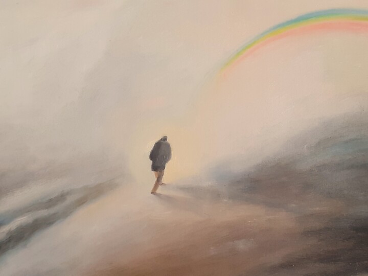 Painting titled "ricordo di Licinio" by Francesca Sacconi, Original Artwork, Oil