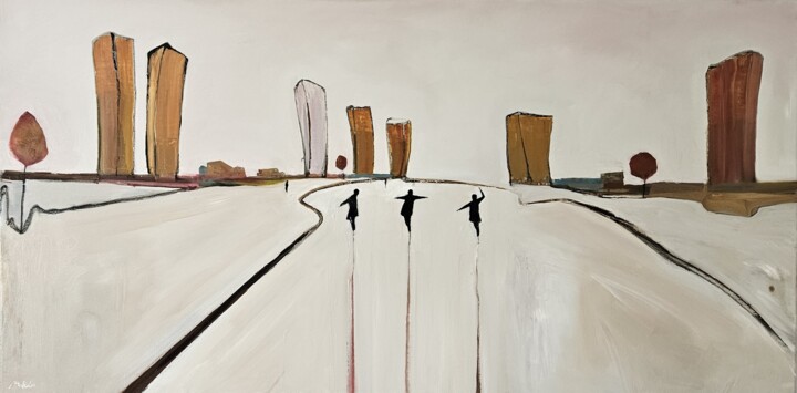 Tricity 绘画, 23.6x47.2 in