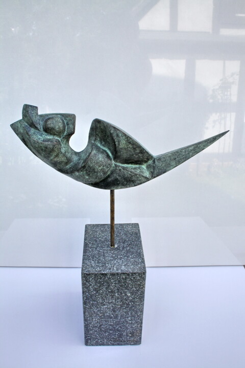 Windsbraut 雕塑, 13x15 in