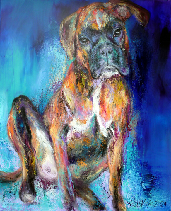 Bridget 绘画, 43.3x35.4 in