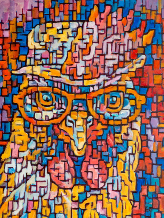 Mr. Chicken 绘画, 31.5x23.6 in