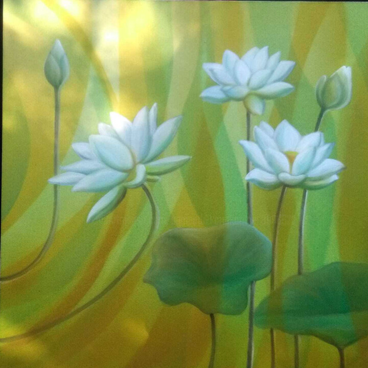 Sunshine 绘画, 36x36 in