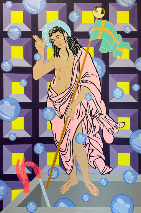 绘画,  59.1x39.4 in 