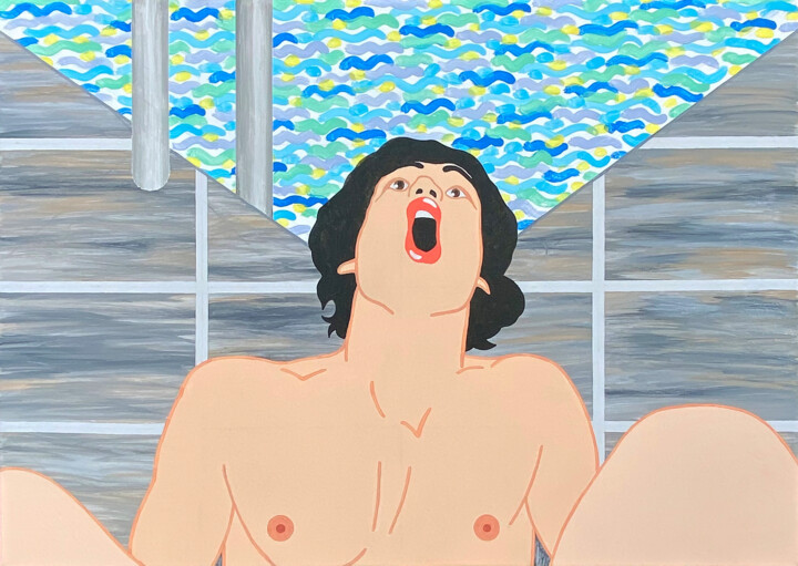 The Howl 绘画, 19.7x27.6 in