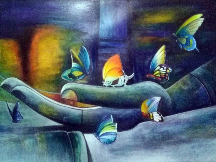 绘画,  36x48 in 