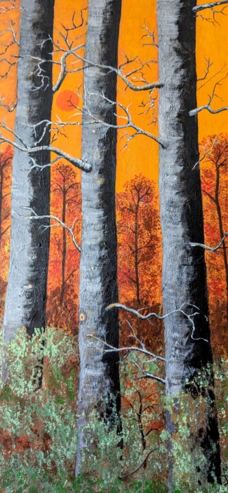 Fin du jour Pintura, 31,5x15,8 in
