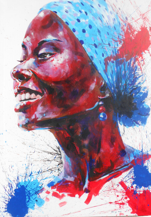 Happy face 绘画, 47.2x31.5 in