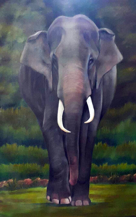 King of the Jungle 绘画, 48x30 in