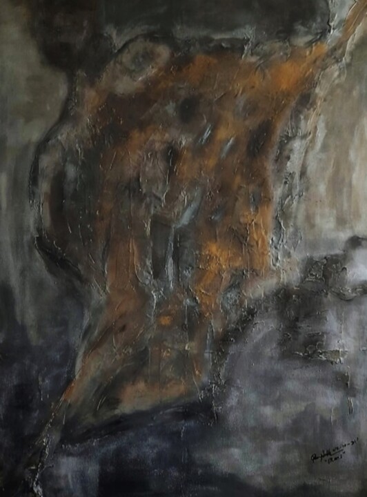 Painting titled "Contemporary Abstra…" by Queennoble, Original Artwork, Acrylic