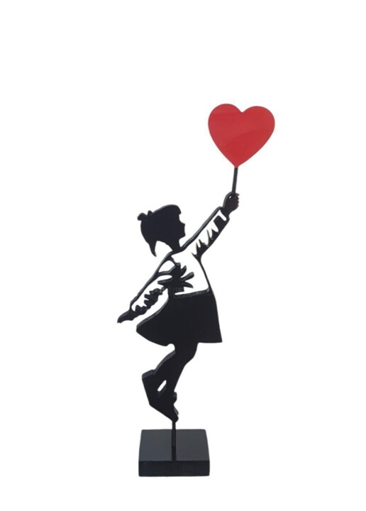La fille au coeur qui vole Скульптура, 15,4x5,5 in