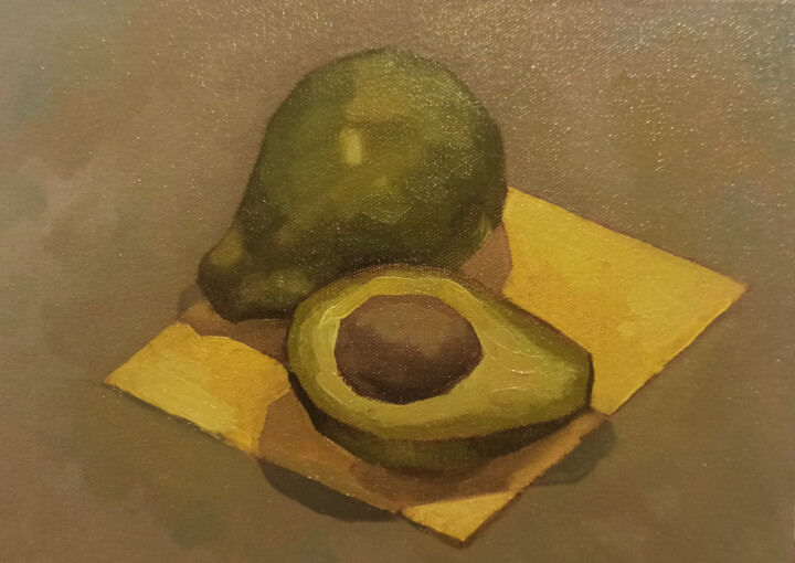 Avocado Line 绘画, 8x11 in