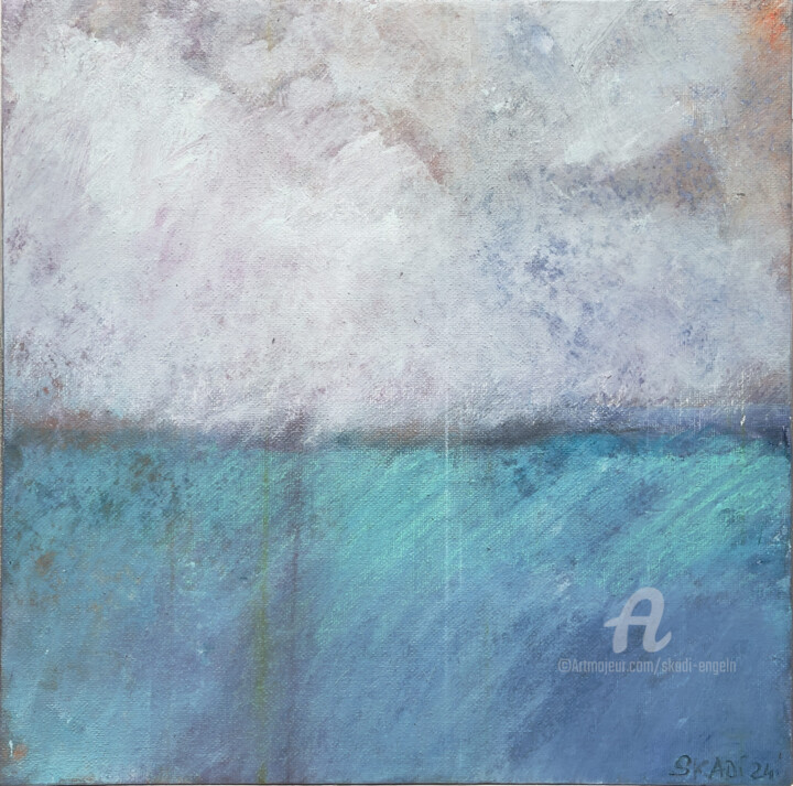Seestück 1 – Seescape 1 Pittura, 11,8x11,8 in