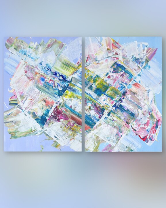 Ζωγραφική με τίτλο "Mind. Abstraction.…" από Alona Vatkina, Αυθεντικά έργα τέχνης, Ακρυλικό