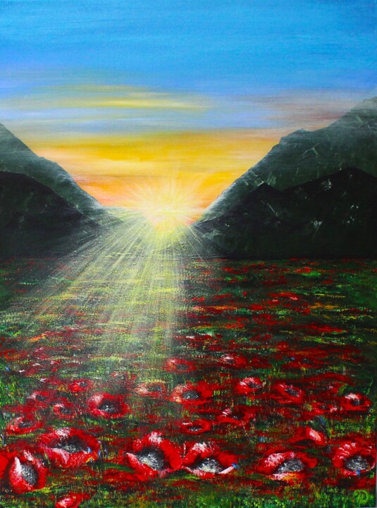 New day 绘画, 24x18 in