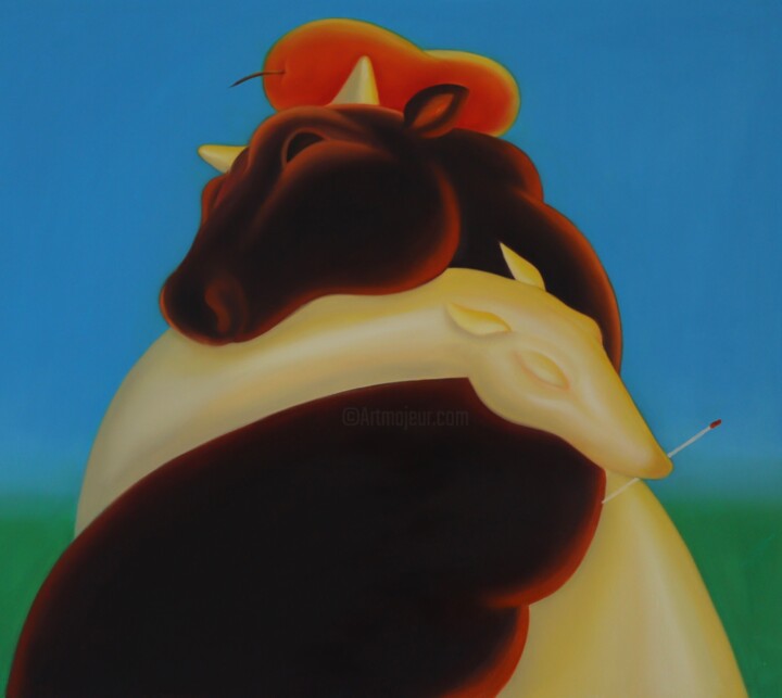 YOU & I 绘画, 27.6x31.5 in