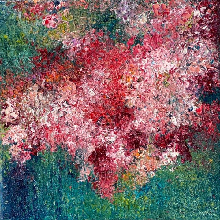 Power of Pink 绘画, 11.8x11.8 in