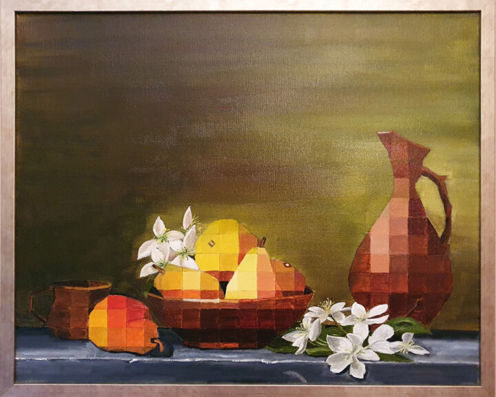 Geometric still life 6 Tablo, 15,8x19,7 in