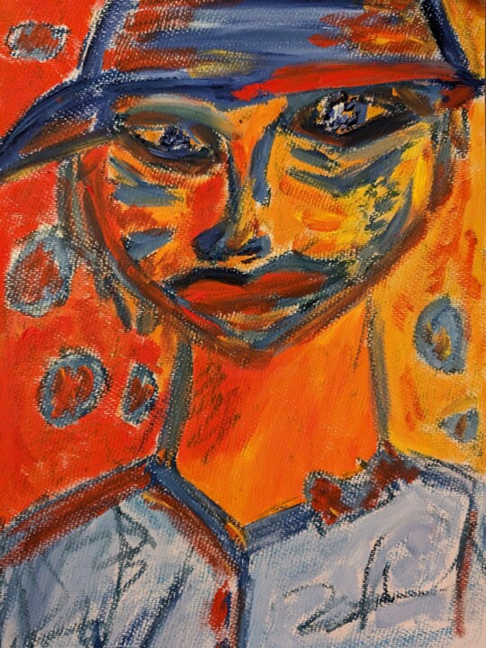 Fred the cat 图画, 15.8x11.8 in