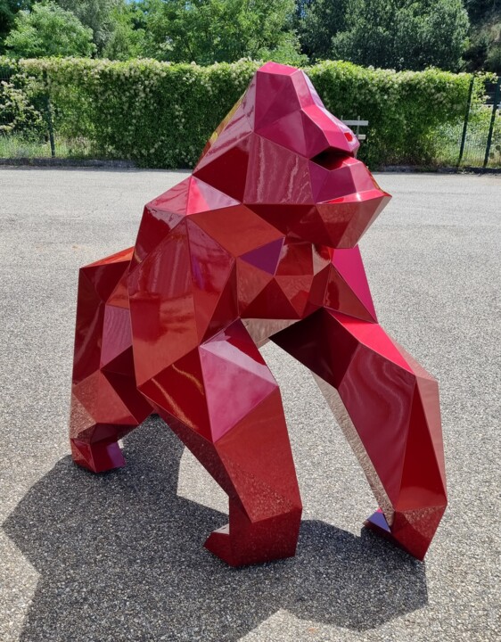 Sculpture intitulée "Gorgade" par Romain Tran-Thi-Bip, Œuvre d'art originale, Métaux