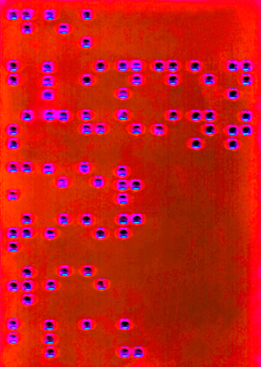 Dem Blinden scheint Meer tief wie blau Fotoğraf, 55,1x39,4 in