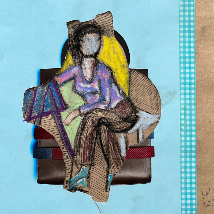 Collages titled "1r[c / Back to the…" by Leni Smoragdova, Original Artwork, Collages