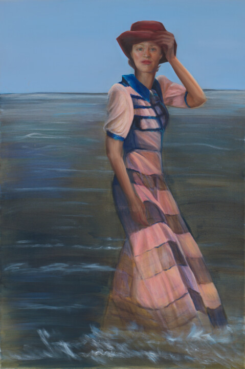 Wellenbrecherin Pittura, 59,1x39,4 in