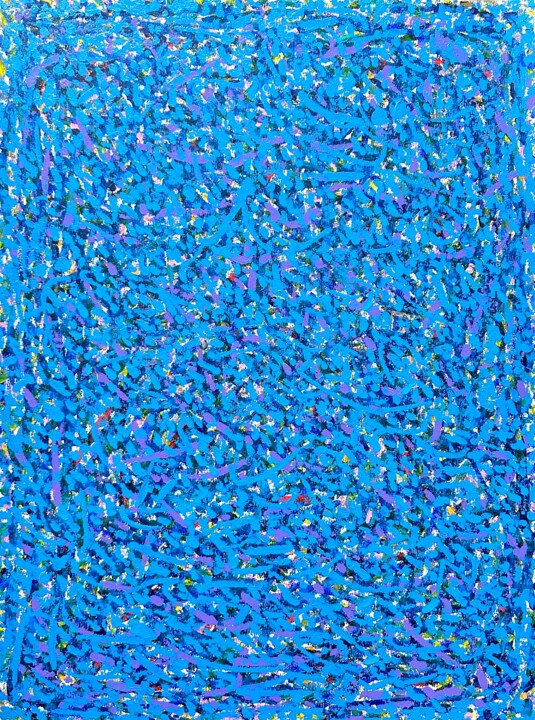Painting titled "Map of the Universe…" by Gleb Skubachevsky, Original Artwork, Acrylic