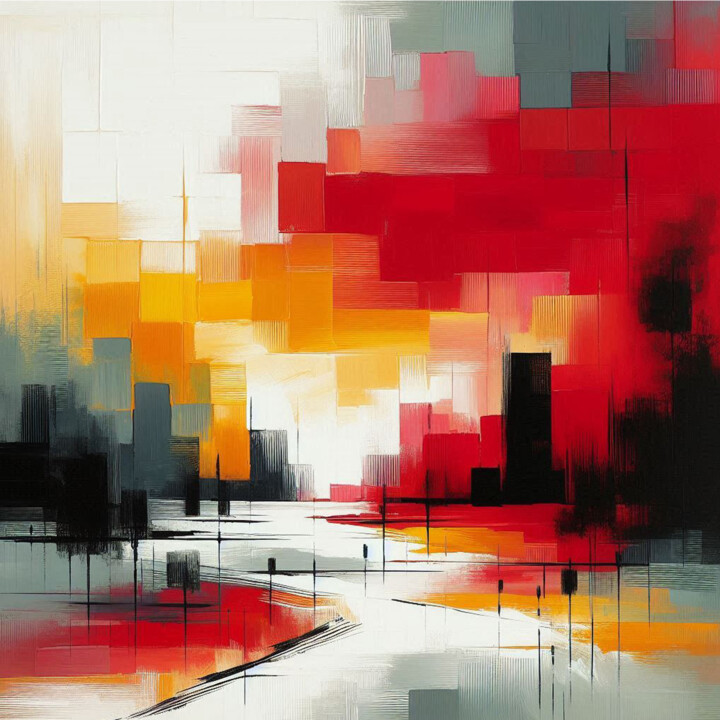 绘画,  55.1x55.1 in 