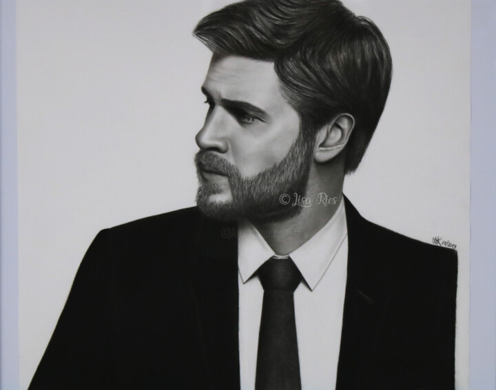 liam Hemsworth 图画, 15x16.3 in