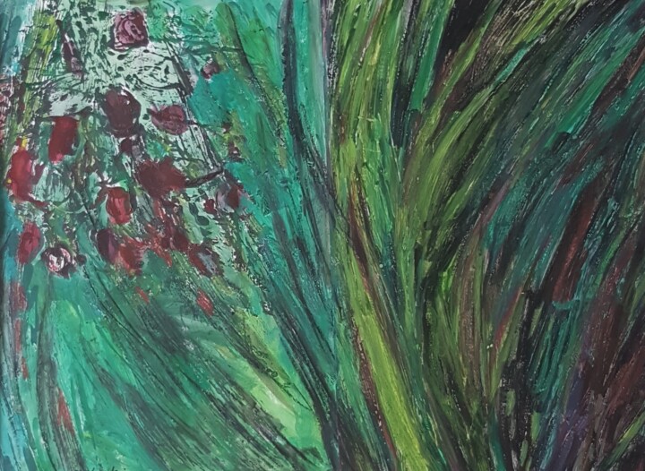 Pintura titulada "HERBACEES" por Mchartrie, Obra de arte original, Acrílico