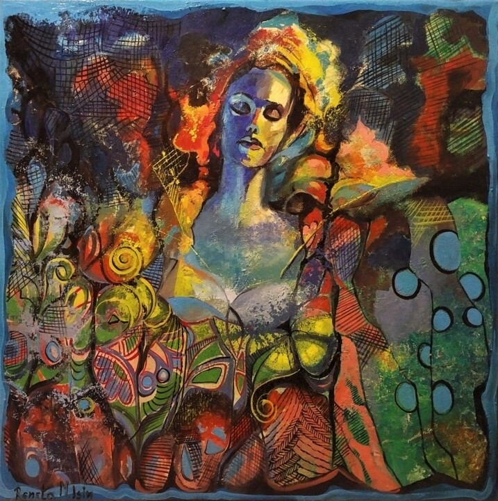 绘画,  31.5x31.5 in 