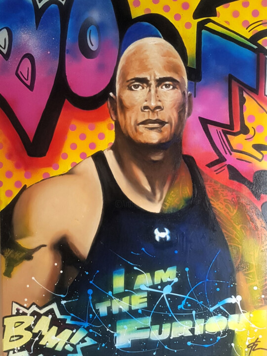 I'm The Furious 绘画, 31.5x23.6 in
