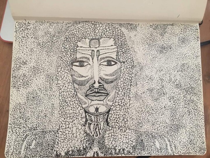 Sha Mane 图画, 8.3x11.7 in