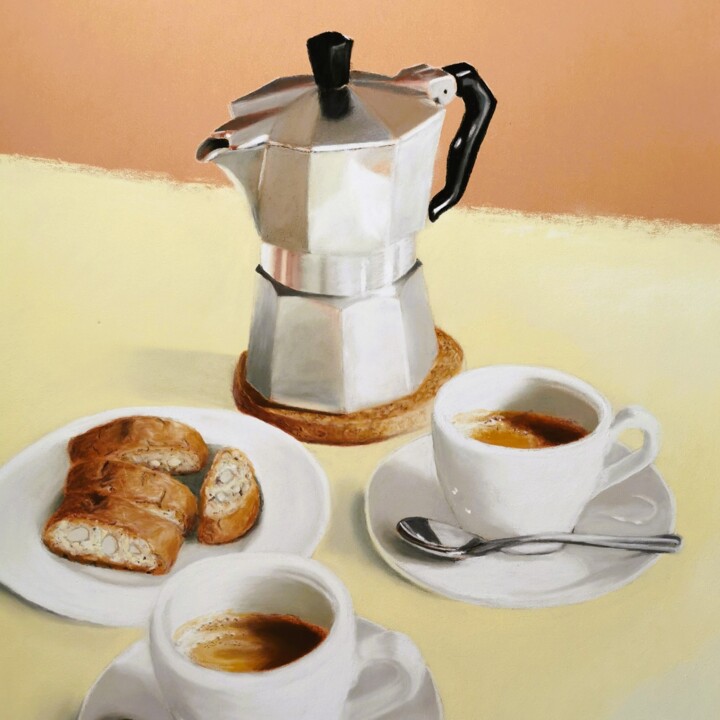 Espresso 1 绘画, 11.8x11.8 in