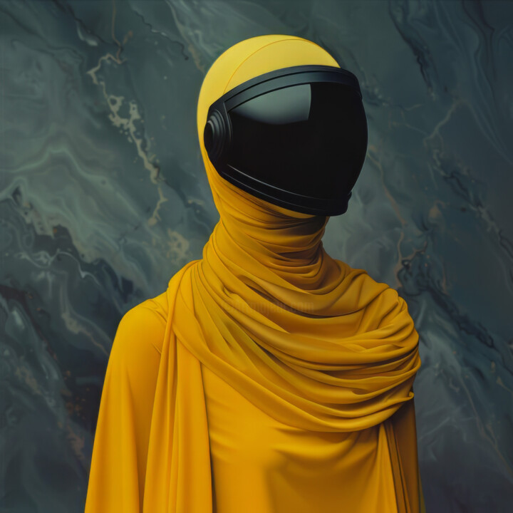 Surreal Mysterious Woman Portrait 数字艺术