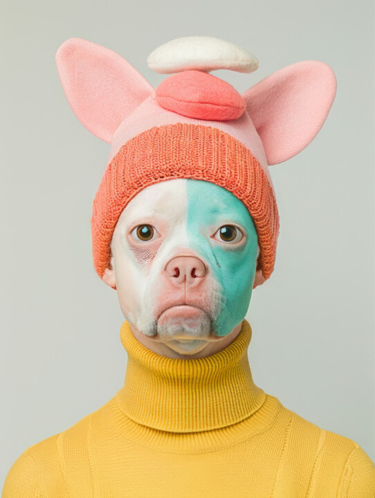 Dog Funny Portrait 1 数字艺术