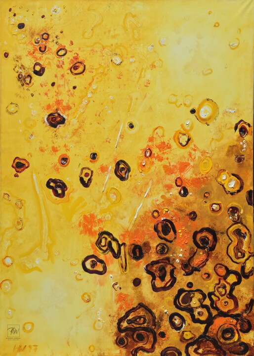 Sonnenflecken 绘画, 55.1x39.4 in