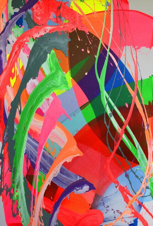 Katana DNA 绘画, 55.1x39.4 in