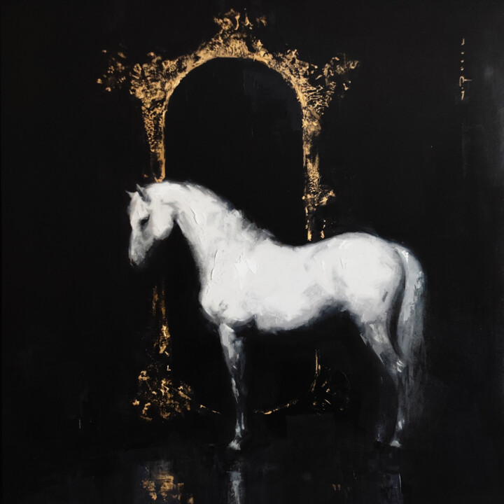 Grecale | Horse 绘画, 23.6x23.6 in